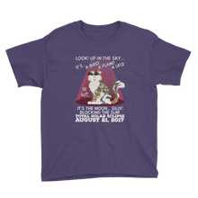 Boys Solar Eclipse Short Sleeve T-Shirt - "Calico Cat" Look! Up In The Sky August 21, 2017