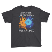 Boys Solar Eclipse Short Sleeve T-Shirt - Antony & Cleopatra - Live Love Dance Path of Totality August 21, 2017