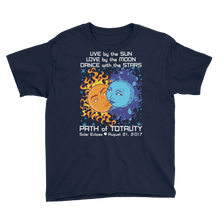 Boys Solar Eclipse Short Sleeve T-Shirt - Antony & Cleopatra - Live Love Dance Path of Totality August 21, 2017