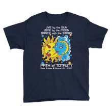 Boys Solar Eclipse Short Sleeve T-Shirt - Diego & Frida - Live Love Dance Path of Totality August 21, 2017