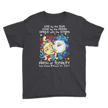 Boys Solar Eclipse Short Sleeve T-Shirt - Han & Leia - Live Love Dance Path of Totality August 21, 2017