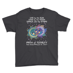 Boys Solar Eclipse Short Sleeve T-Shirt - Anna & Vronsky - Live Love Dance - Path of Totality August 21, 2017