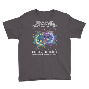 Boys Solar Eclipse Short Sleeve T-Shirt - Anna & Vronsky - Live Love Dance - Path of Totality August 21, 2017