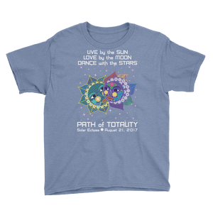 Boys Solar Eclipse Short Sleeve T-Shirt - Anna & Vronsky - Live Love Dance - Path of Totality August 21, 2017