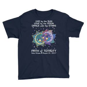 Boys Solar Eclipse Short Sleeve T-Shirt - Anna & Vronsky - Live Love Dance - Path of Totality August 21, 2017