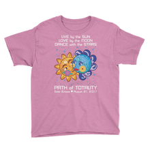Boys Solar Eclipse Short Sleeve T-Shirt - Cinderella & Charming - Live Love Dance Path of Totality August 21, 2017