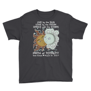 Boys Solar Eclipse Short Sleeve T-Shirt - Drogo & Daenerys - Live Love Dance Path of Totality August 21, 2017