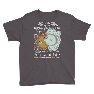 Boys Solar Eclipse Short Sleeve T-Shirt - Drogo & Daenerys - Live Love Dance Path of Totality August 21, 2017
