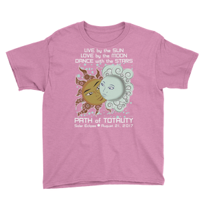 Boys Solar Eclipse Short Sleeve T-Shirt - Drogo & Daenerys - Live Love Dance Path of Totality August 21, 2017