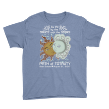 Boys Solar Eclipse Short Sleeve T-Shirt - Drogo & Daenerys - Live Love Dance Path of Totality August 21, 2017