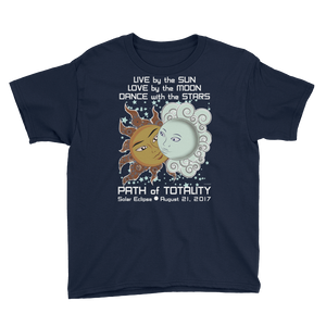 Boys Solar Eclipse Short Sleeve T-Shirt - Drogo & Daenerys - Live Love Dance Path of Totality August 21, 2017