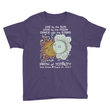 Boys Solar Eclipse Short Sleeve T-Shirt - Drogo & Daenerys - Live Love Dance Path of Totality August 21, 2017