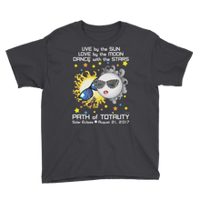 Boys Solar Eclipse Short Sleeve T-Shirt - Bonnie & Clyde - Live Love Dance - Path of Totality August 21, 2017