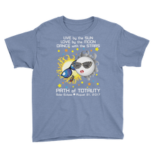 Boys Solar Eclipse Short Sleeve T-Shirt - Bonnie & Clyde - Live Love Dance - Path of Totality August 21, 2017