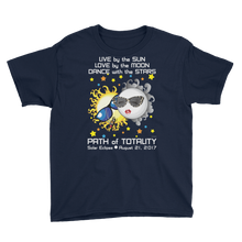 Boys Solar Eclipse Short Sleeve T-Shirt - Bonnie & Clyde - Live Love Dance - Path of Totality August 21, 2017