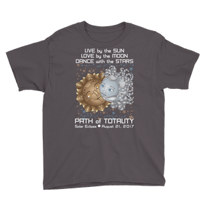 Boys Solar Eclipse Short Sleeve T-Shirt - Deckard & Rachel - Live Love Dance Path of Totality August 21, 2017