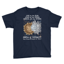 Boys Solar Eclipse Short Sleeve T-Shirt - Deckard & Rachel - Live Love Dance Path of Totality August 21, 2017