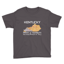 Boys Solar Eclipse Short Sleeve T-Shirt - Kentucky - Path of Totality August 21, 2017