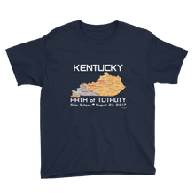 Boys Solar Eclipse Short Sleeve T-Shirt - Kentucky - Path of Totality August 21, 2017