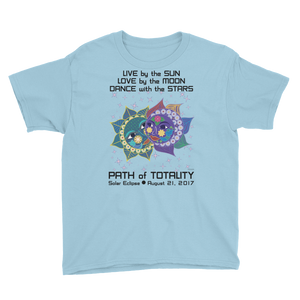 Boys Solar Eclipse Short Sleeve T-Shirt - Anna & Vronsky - Live Love Dance - Path of Totality August 21, 2017