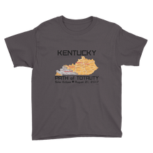 Boys Solar Eclipse Short Sleeve T-Shirt - Kentucky - Path of Totality August 21, 2017