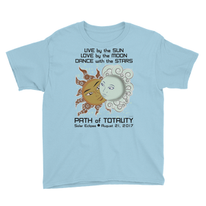 Boys Solar Eclipse Short Sleeve T-Shirt - Drogo & Daenerys - Live Love Dance Path of Totality August 21, 2017