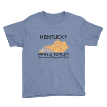 Boys Solar Eclipse Short Sleeve T-Shirt - Kentucky - Path of Totality August 21, 2017