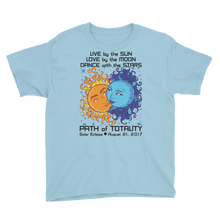 Boys Solar Eclipse Short Sleeve T-Shirt - Antony & Cleopatra - Live Love Dance Path of Totality August 21, 2017