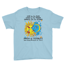 Boys Solar Eclipse Short Sleeve T-Shirt - Diego & Frida - Live Love Dance Path of Totality August 21, 2017