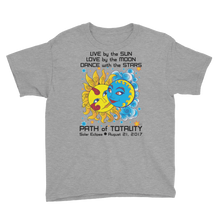 Boys Solar Eclipse Short Sleeve T-Shirt - Diego & Frida - Live Love Dance Path of Totality August 21, 2017