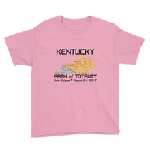 Boys Solar Eclipse Short Sleeve T-Shirt - Kentucky - Path of Totality August 21, 2017