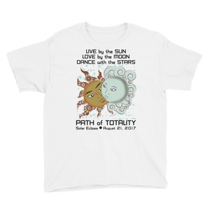 Boys Solar Eclipse Short Sleeve T-Shirt - Drogo & Daenerys - Live Love Dance Path of Totality August 21, 2017