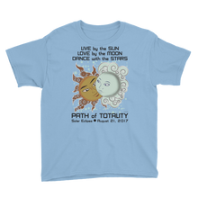 Boys Solar Eclipse Short Sleeve T-Shirt - Drogo & Daenerys - Live Love Dance Path of Totality August 21, 2017