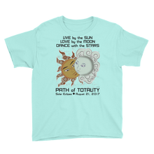 Boys Solar Eclipse Short Sleeve T-Shirt - Drogo & Daenerys - Live Love Dance Path of Totality August 21, 2017